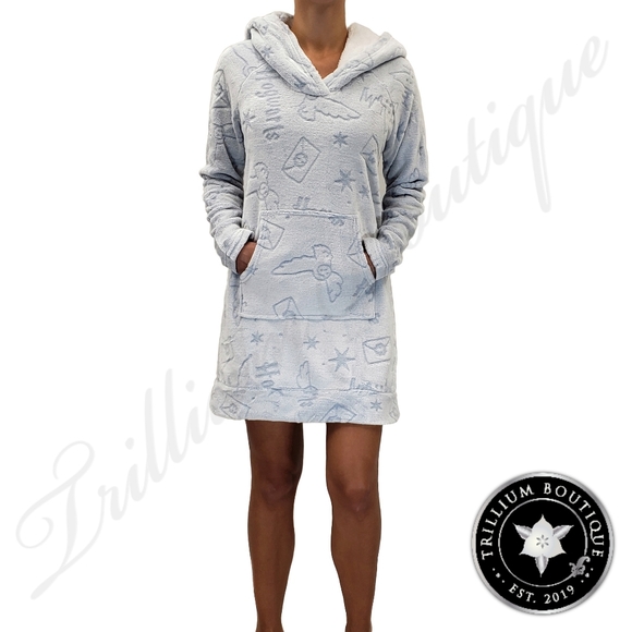 BUNDLE - 2 Disney Women's Sherpa Hooded Loungers - Picture 2 of 5